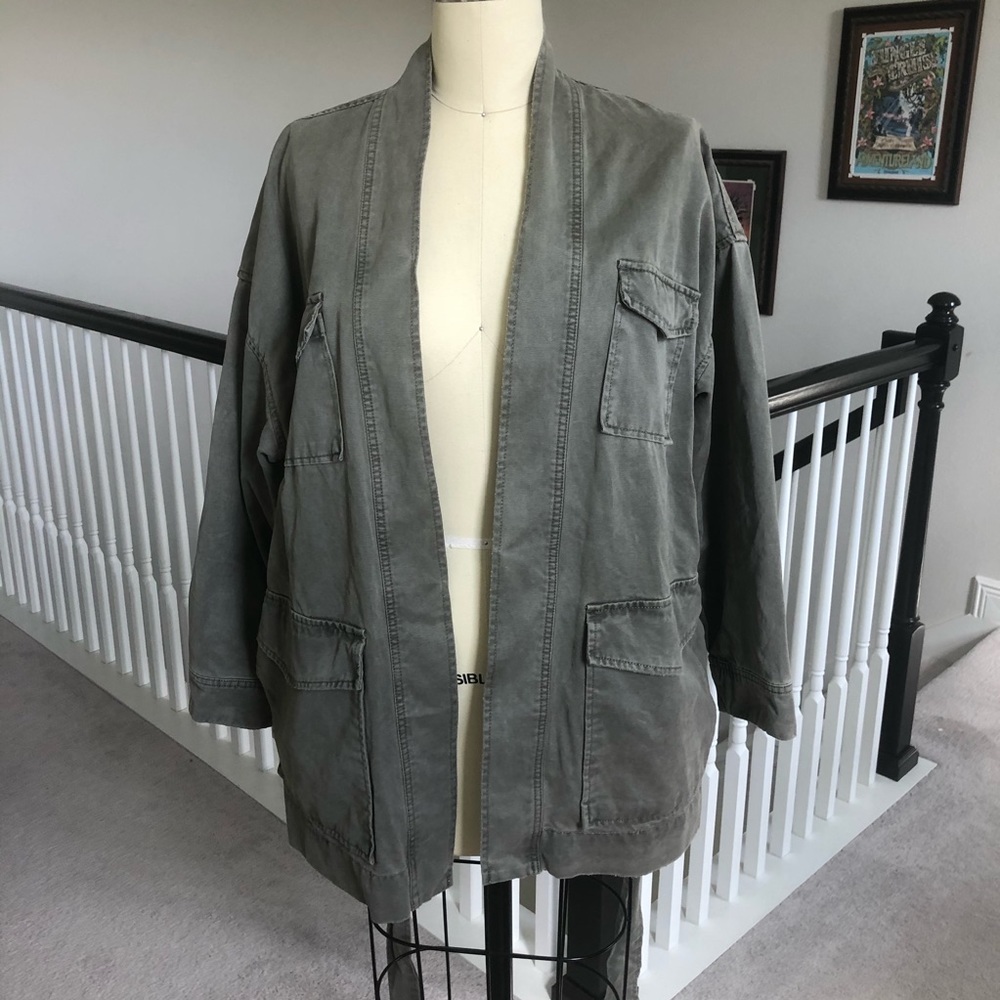 La vie Rebecca Taylor olive military coat